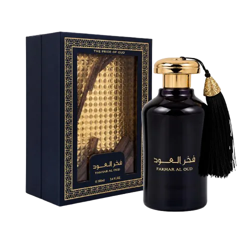 عطر ارض الزعفران مدل فخر العود مشکی ۱۰۰میلی لیتر