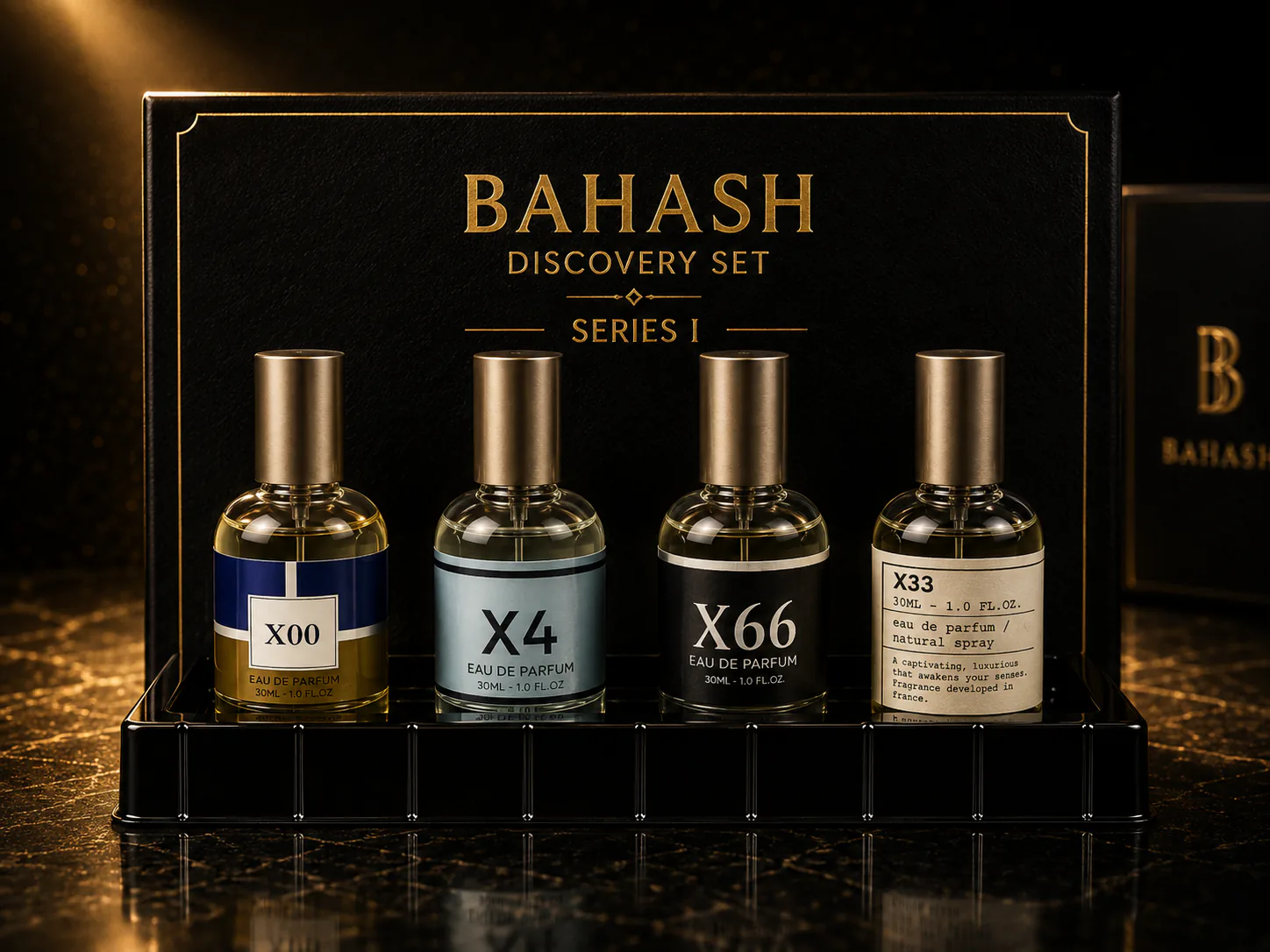 پک 4 عددی عطر امپر مدل باهاش 1(120 میلی لیتر)