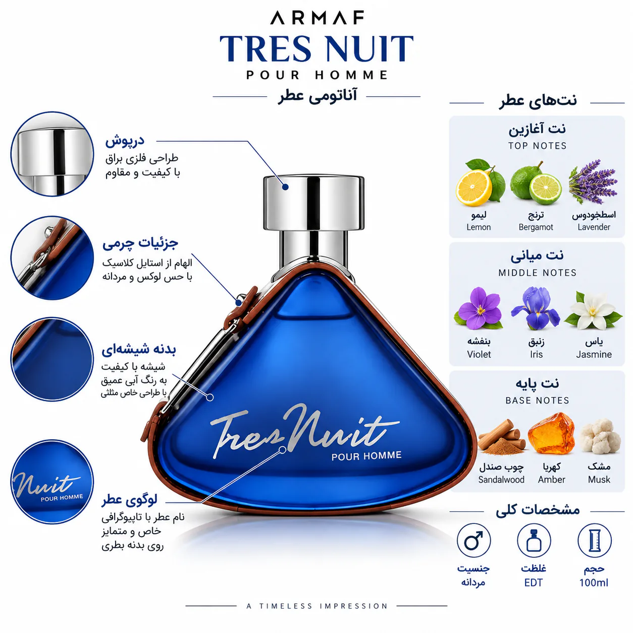 عطر آرماف مدل ترس نویت 100 میلی لیتر