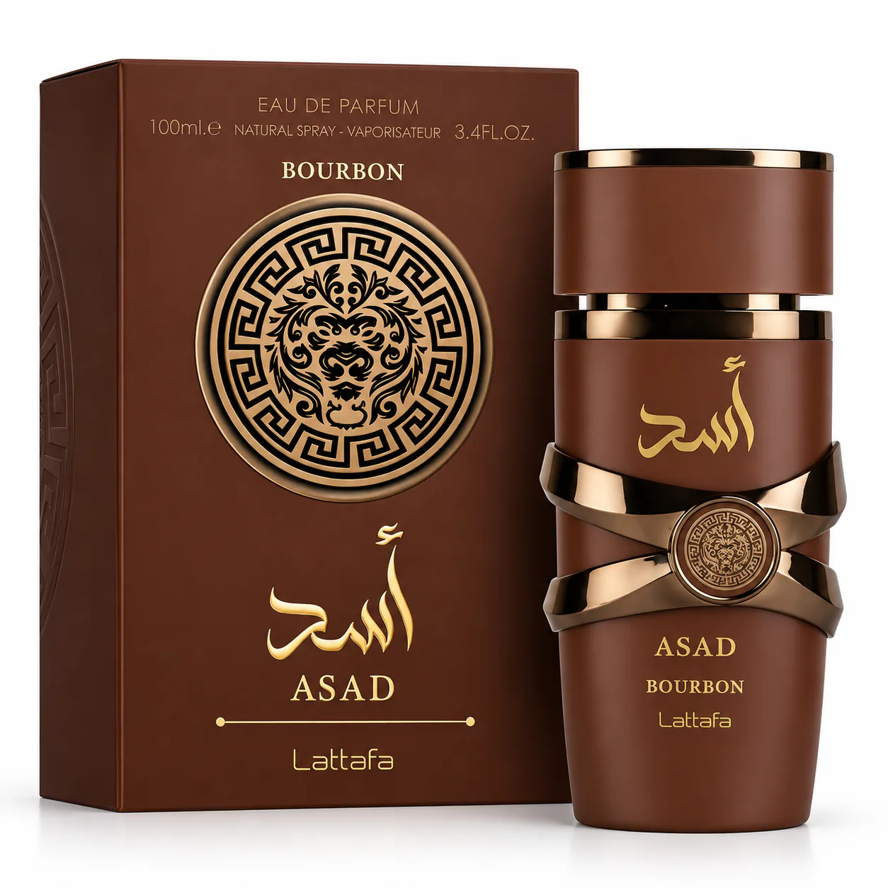 عطر لطافه مدل اسد بوربون 100 میلی لیتر